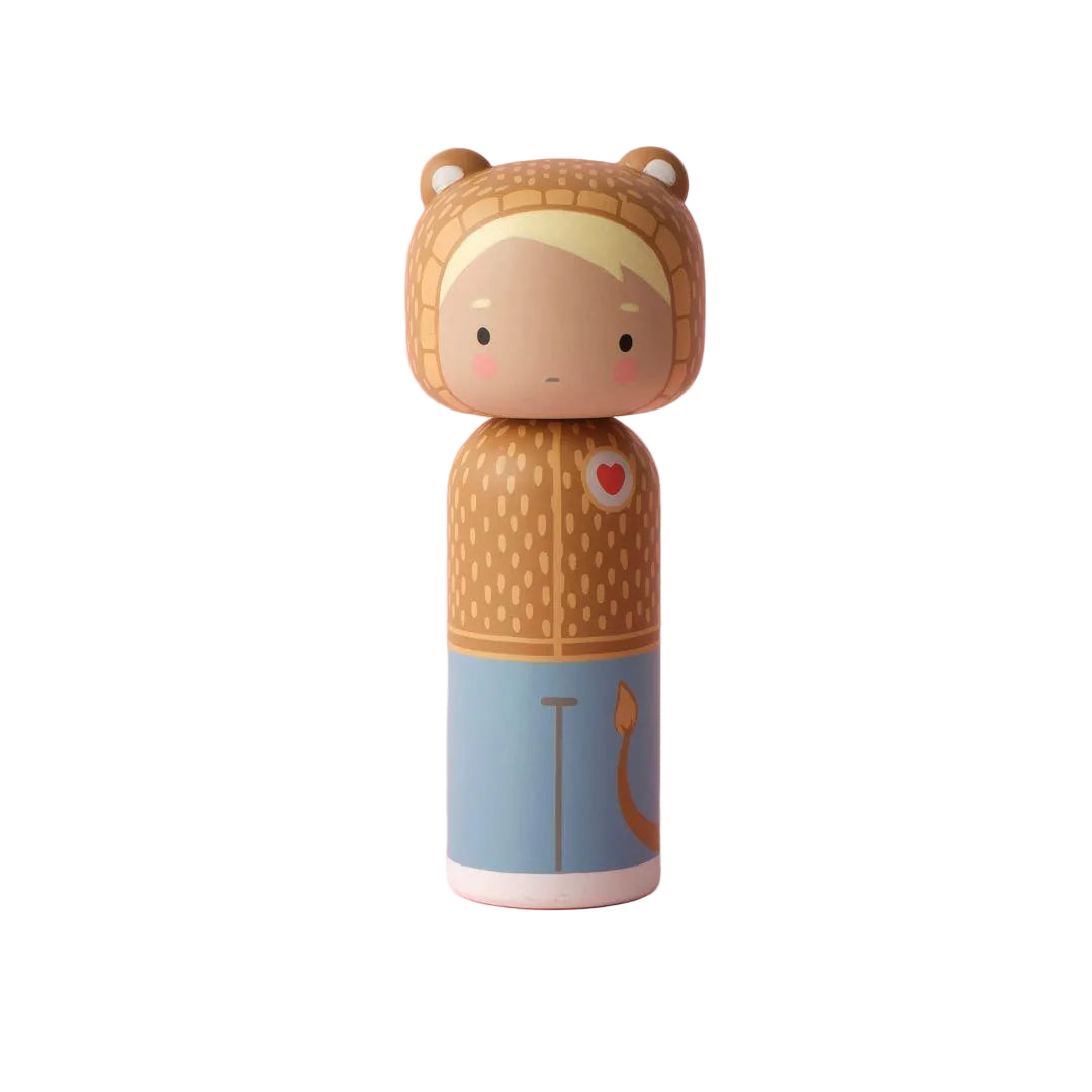 Kokeshi stjernetegnsfigur - Løven